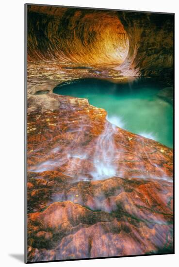 Autumn Flow - The Subway - Zion National Park, Utah-Vincent James-Mounted Photographic Print