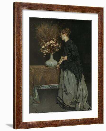 Autumn Flowers, 1867-Alfred Stevens-Framed Giclee Print