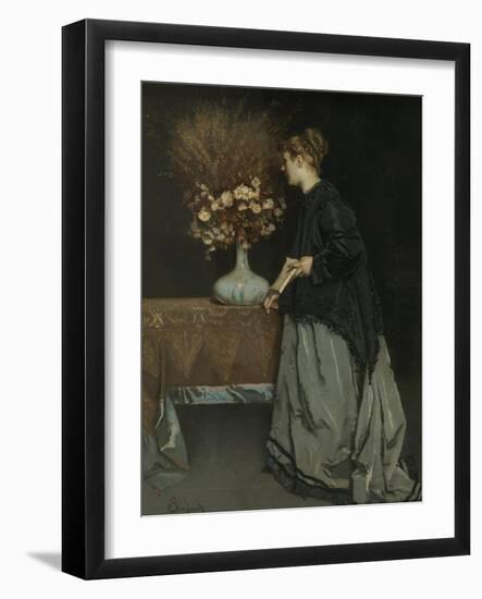 Autumn Flowers, 1867-Alfred Stevens-Framed Giclee Print