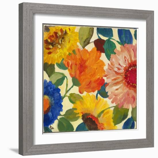 Autumn Flowers 1-Kim Parker-Framed Giclee Print