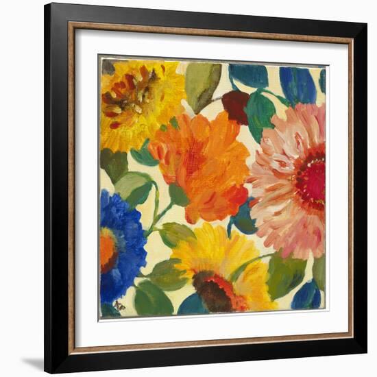 Autumn Flowers 1-Kim Parker-Framed Giclee Print