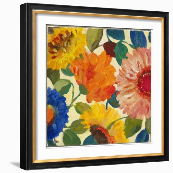 Autumn Flowers 1-Kim Parker-Framed Giclee Print