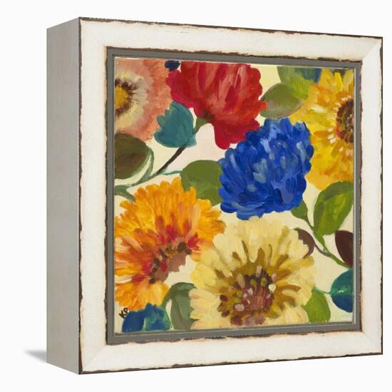 Autumn Flowers 2-Kim Parker-Framed Premier Image Canvas