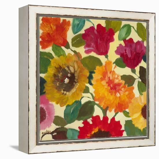 Autumn Flowers 3-Kim Parker-Framed Premier Image Canvas