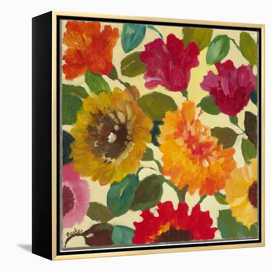 Autumn Flowers 3-Kim Parker-Framed Premier Image Canvas