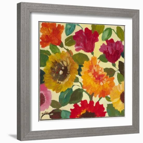 Autumn Flowers 3-Kim Parker-Framed Giclee Print