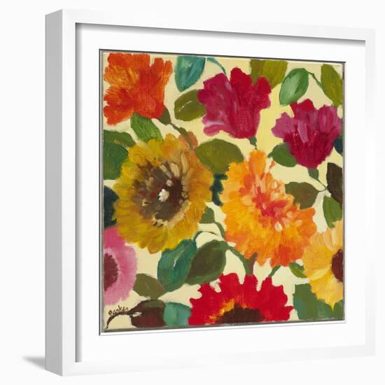 Autumn Flowers 3-Kim Parker-Framed Giclee Print