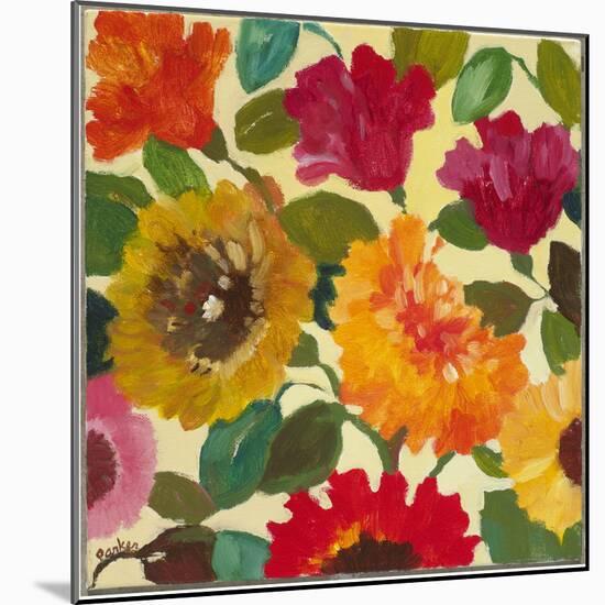 Autumn Flowers 3-Kim Parker-Mounted Giclee Print