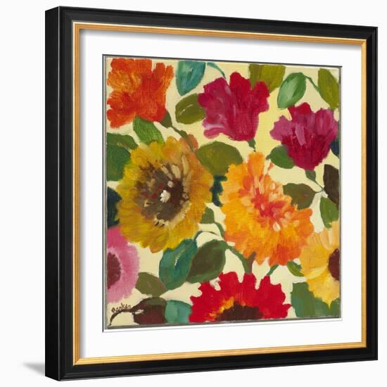 Autumn Flowers 3-Kim Parker-Framed Giclee Print