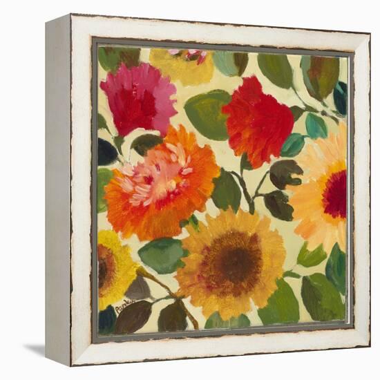 Autumn Flowers 4-Kim Parker-Framed Premier Image Canvas