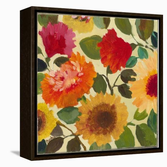 Autumn Flowers 4-Kim Parker-Framed Premier Image Canvas