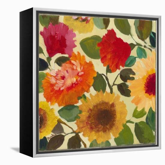 Autumn Flowers 4-Kim Parker-Framed Premier Image Canvas