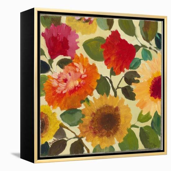 Autumn Flowers 4-Kim Parker-Framed Premier Image Canvas