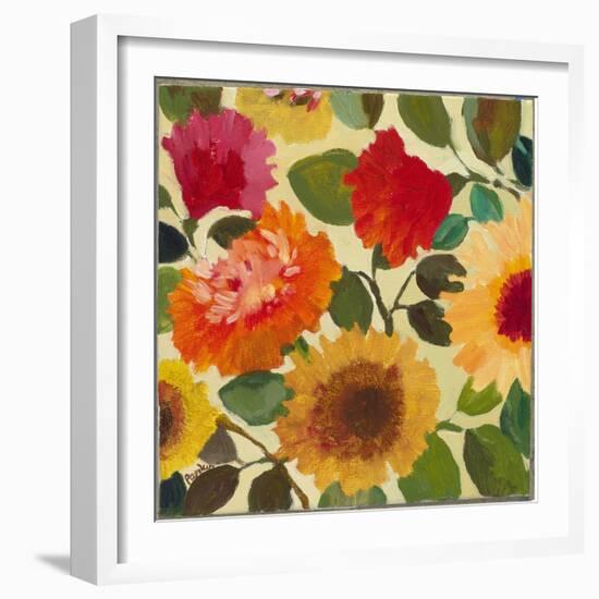 Autumn Flowers 4-Kim Parker-Framed Giclee Print