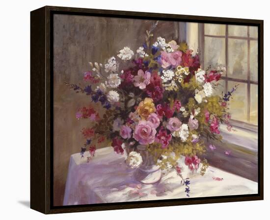 Autumn Flowers-Elizabeth Parsons-Framed Stretched Canvas