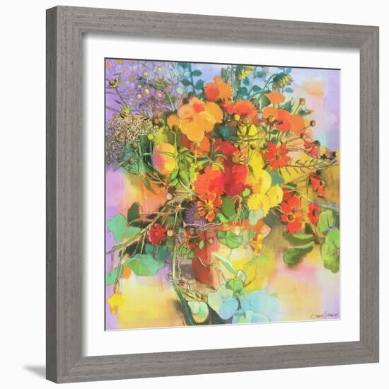 Autumn Flowers-Claire Spencer-Framed Giclee Print