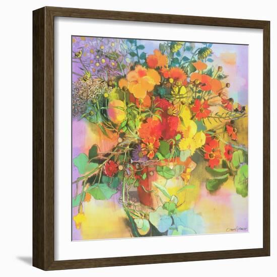 Autumn Flowers-Claire Spencer-Framed Giclee Print