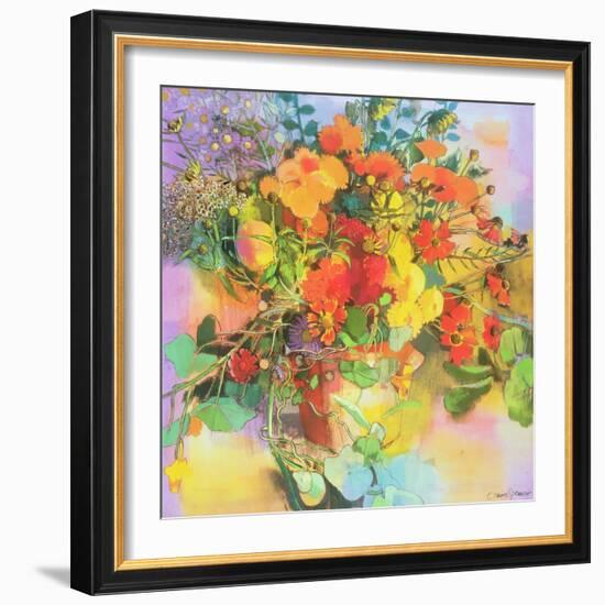 Autumn Flowers-Claire Spencer-Framed Giclee Print