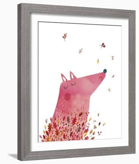 Autumn Fox-Clara Wells-Framed Giclee Print