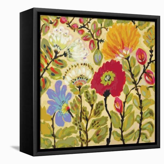 Autumn Fresh Garden-Karen Fields-Framed Stretched Canvas