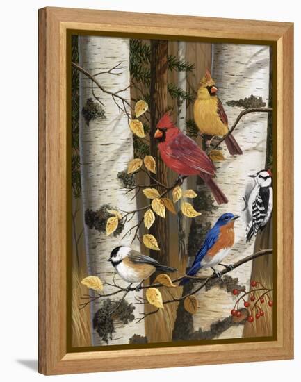 Autumn Friends-William Vanderdasson-Framed Premier Image Canvas