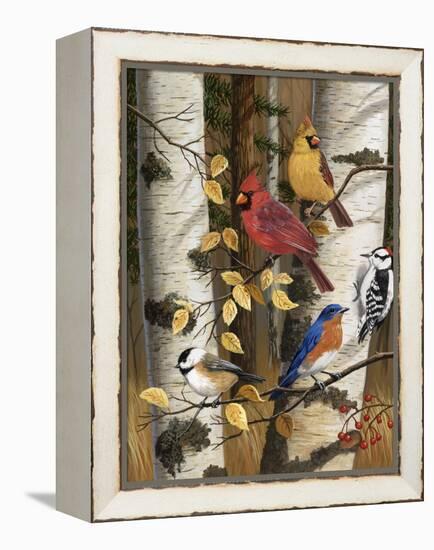 Autumn Friends-William Vanderdasson-Framed Premier Image Canvas