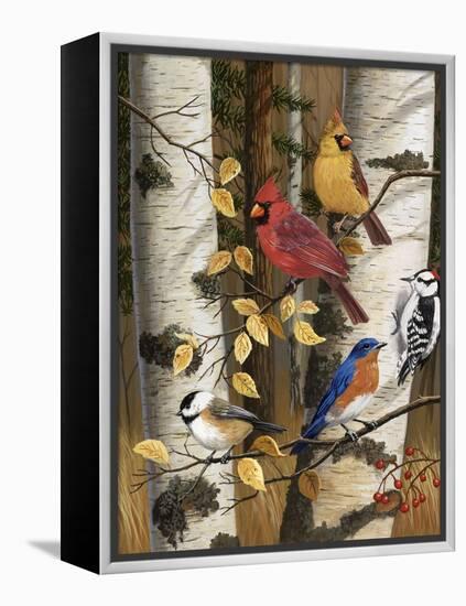 Autumn Friends-William Vanderdasson-Framed Premier Image Canvas