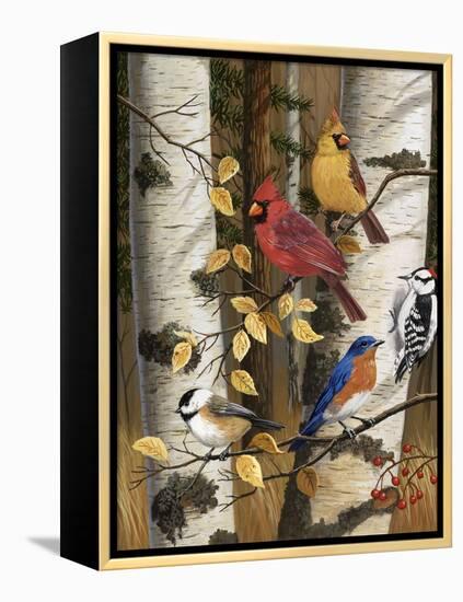 Autumn Friends-William Vanderdasson-Framed Premier Image Canvas