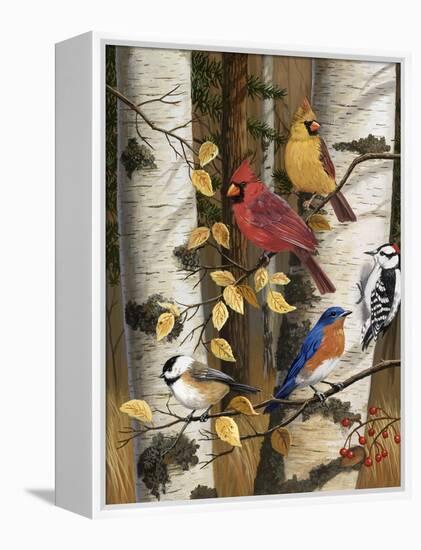 Autumn Friends-William Vanderdasson-Framed Premier Image Canvas