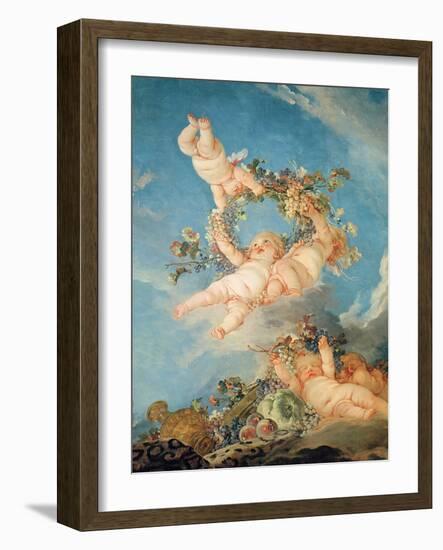 Autumn, from a Series of the Four Seasons in the Salle Du Conseil-Francois Boucher-Framed Giclee Print