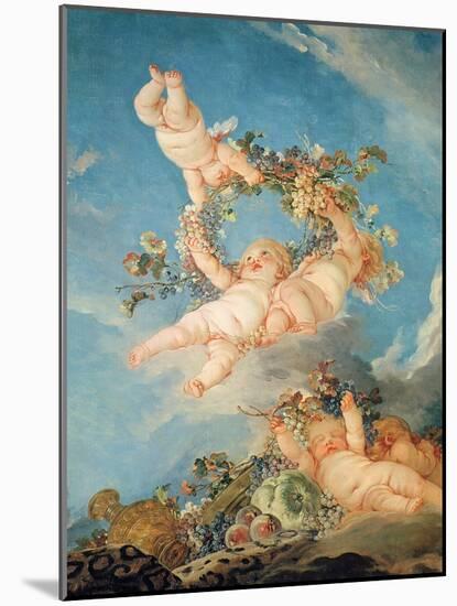 Autumn, from a Series of the Four Seasons in the Salle Du Conseil-Francois Boucher-Mounted Giclee Print