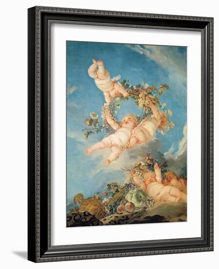 Autumn, from a Series of the Four Seasons in the Salle Du Conseil-Francois Boucher-Framed Giclee Print