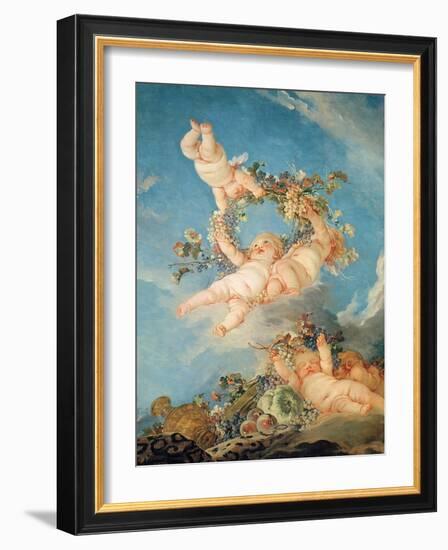 Autumn, from a Series of the Four Seasons in the Salle Du Conseil-Francois Boucher-Framed Giclee Print