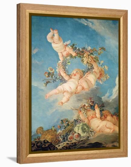Autumn, from a Series of the Four Seasons in the Salle Du Conseil-Francois Boucher-Framed Premier Image Canvas