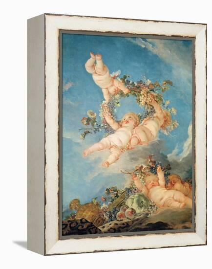 Autumn, from a Series of the Four Seasons in the Salle Du Conseil-Francois Boucher-Framed Premier Image Canvas