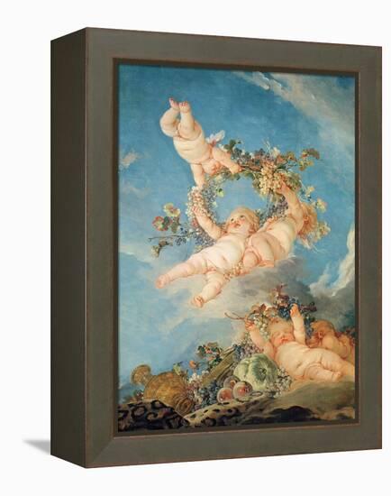 Autumn, from a Series of the Four Seasons in the Salle Du Conseil-Francois Boucher-Framed Premier Image Canvas