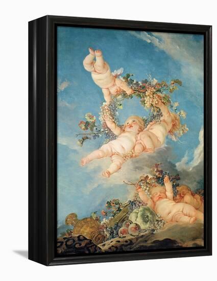 Autumn, from a Series of the Four Seasons in the Salle Du Conseil-Francois Boucher-Framed Premier Image Canvas