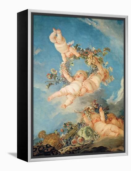 Autumn, from a Series of the Four Seasons in the Salle Du Conseil-Francois Boucher-Framed Premier Image Canvas