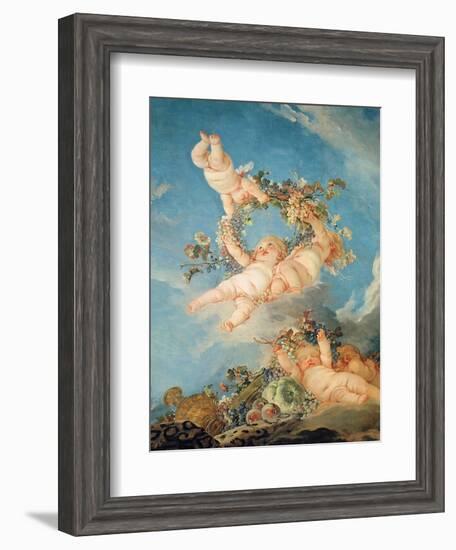 Autumn, from a Series of the Four Seasons in the Salle Du Conseil-Francois Boucher-Framed Giclee Print