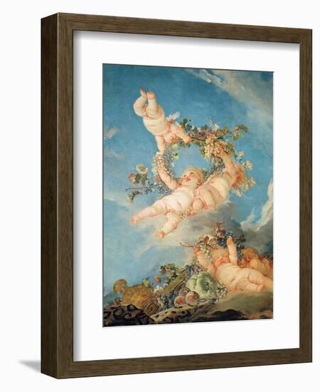 Autumn, from a Series of the Four Seasons in the Salle Du Conseil-Francois Boucher-Framed Giclee Print