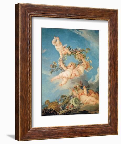 Autumn, from a Series of the Four Seasons in the Salle Du Conseil-Francois Boucher-Framed Giclee Print