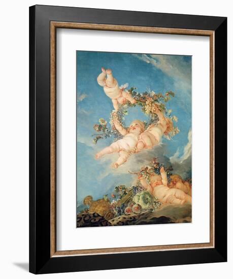 Autumn, from a Series of the Four Seasons in the Salle Du Conseil-Francois Boucher-Framed Giclee Print