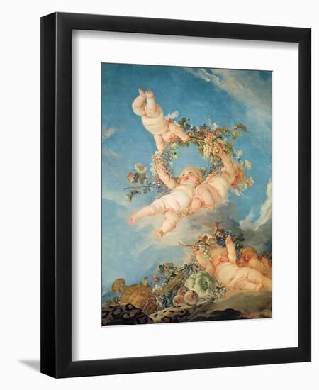 Autumn, from a Series of the Four Seasons in the Salle Du Conseil-Francois Boucher-Framed Giclee Print