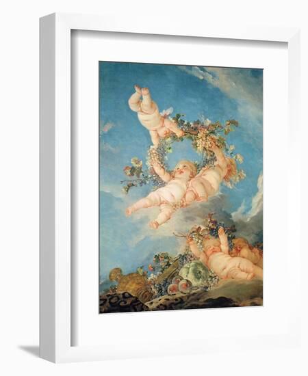 Autumn, from a Series of the Four Seasons in the Salle Du Conseil-Francois Boucher-Framed Giclee Print