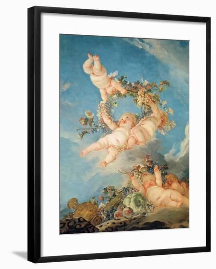 Autumn, from a Series of the Four Seasons in the Salle Du Conseil-Francois Boucher-Framed Giclee Print