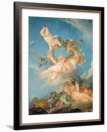 Autumn, from a Series of the Four Seasons in the Salle Du Conseil-Francois Boucher-Framed Giclee Print