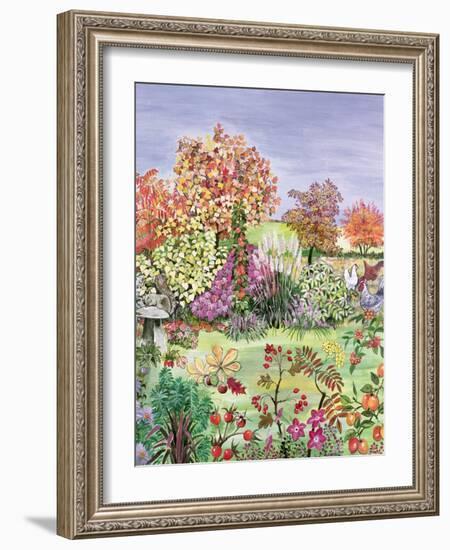 Autumn from the Four Seasons (One of a Set of Four)-Hilary Jones-Framed Giclee Print