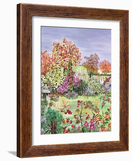 Autumn from the Four Seasons (One of a Set of Four)-Hilary Jones-Framed Giclee Print