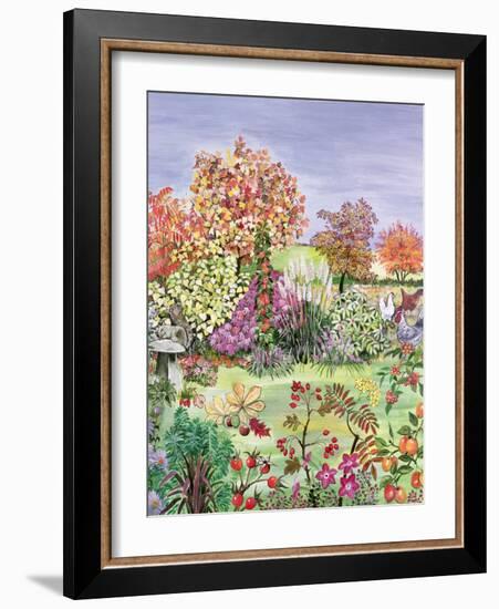 Autumn from the Four Seasons (One of a Set of Four)-Hilary Jones-Framed Giclee Print