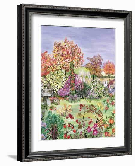 Autumn from the Four Seasons (One of a Set of Four)-Hilary Jones-Framed Giclee Print